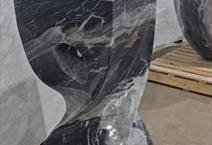 Black Pedestal Sink 18x19x36H